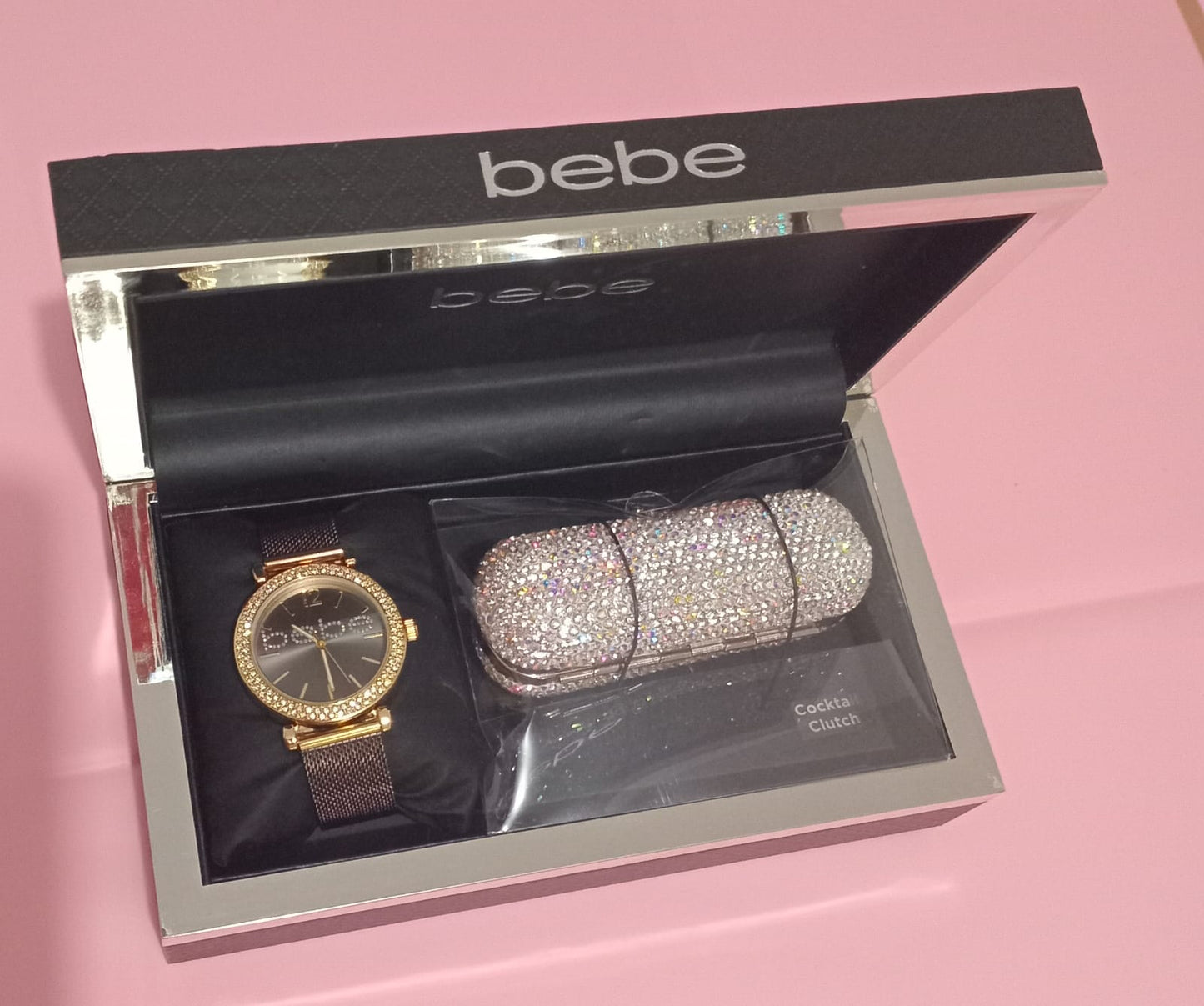 RELOJ CON CLUTCH