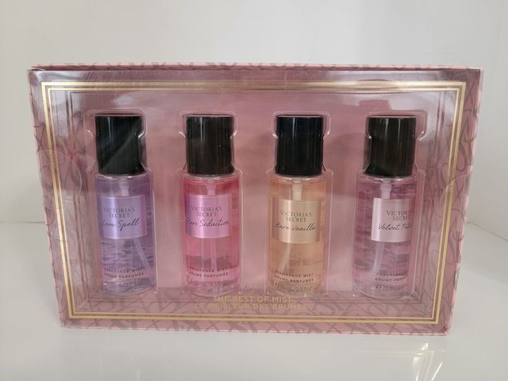 SET DE 4 MINI BODY MIST VS