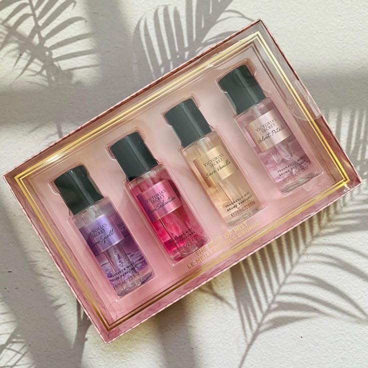 SET DE 4 MINI BODY MIST VS
