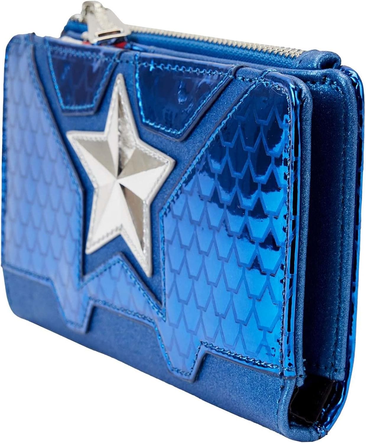 Marvel Shine Captain America Coplay Loungefly Flap Wallet